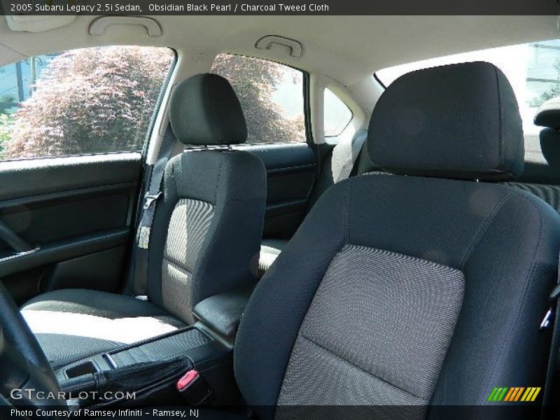 Obsidian Black Pearl / Charcoal Tweed Cloth 2005 Subaru Legacy 2.5i Sedan