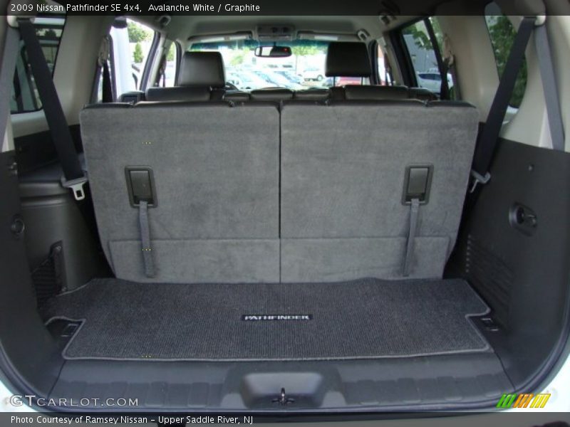 Avalanche White / Graphite 2009 Nissan Pathfinder SE 4x4