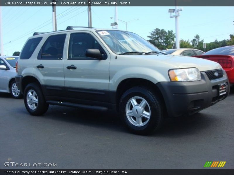 Gold Ash Metallic / Medium/Dark Pebble 2004 Ford Escape XLS V6 4WD