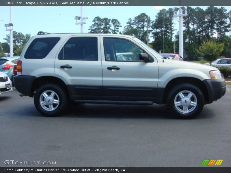 Gold Ash Metallic / Medium/Dark Pebble 2004 Ford Escape XLS V6 4WD