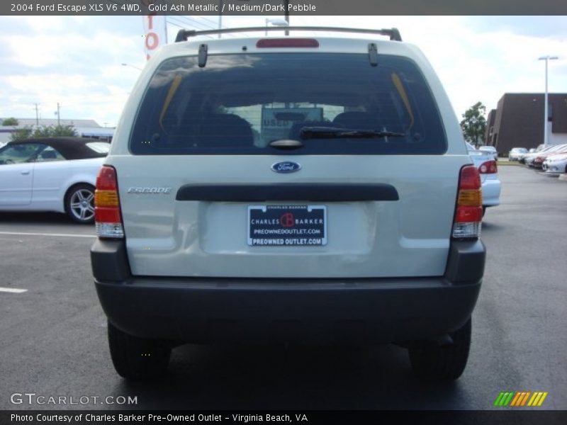 Gold Ash Metallic / Medium/Dark Pebble 2004 Ford Escape XLS V6 4WD