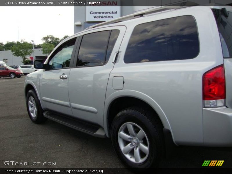 Silver Lightning / Charcoal 2011 Nissan Armada SV 4WD