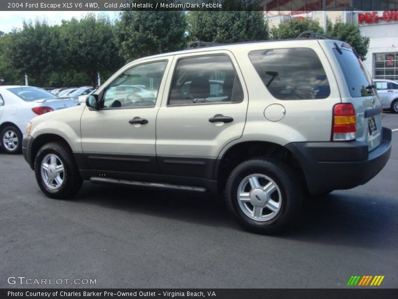 Gold Ash Metallic / Medium/Dark Pebble 2004 Ford Escape XLS V6 4WD