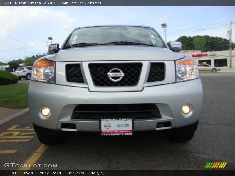 Silver Lightning / Charcoal 2011 Nissan Armada SV 4WD