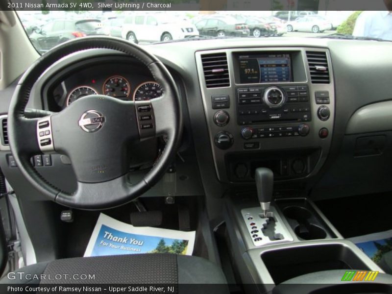 Silver Lightning / Charcoal 2011 Nissan Armada SV 4WD