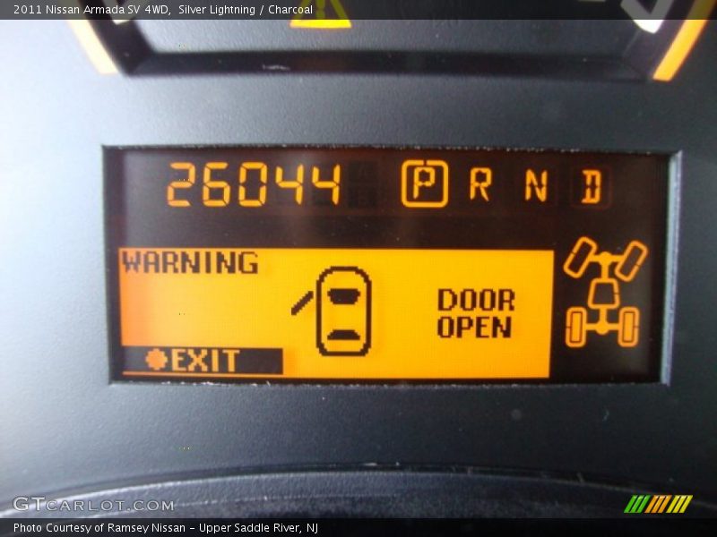 Silver Lightning / Charcoal 2011 Nissan Armada SV 4WD