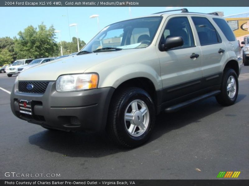 Gold Ash Metallic / Medium/Dark Pebble 2004 Ford Escape XLS V6 4WD