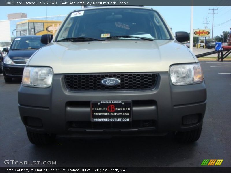 Gold Ash Metallic / Medium/Dark Pebble 2004 Ford Escape XLS V6 4WD