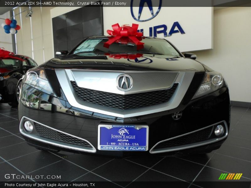 Crystal Black Pearl / Ebony 2012 Acura ZDX SH-AWD Technology