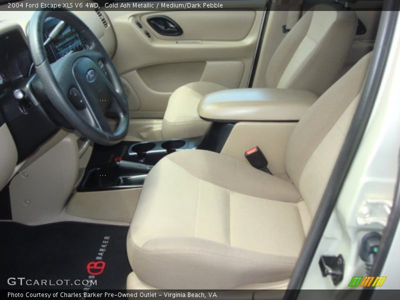 Gold Ash Metallic / Medium/Dark Pebble 2004 Ford Escape XLS V6 4WD