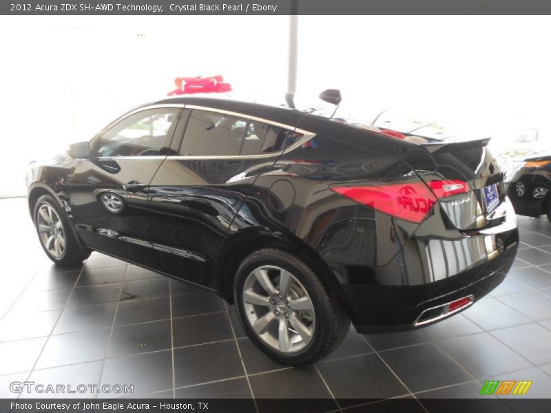 Crystal Black Pearl / Ebony 2012 Acura ZDX SH-AWD Technology