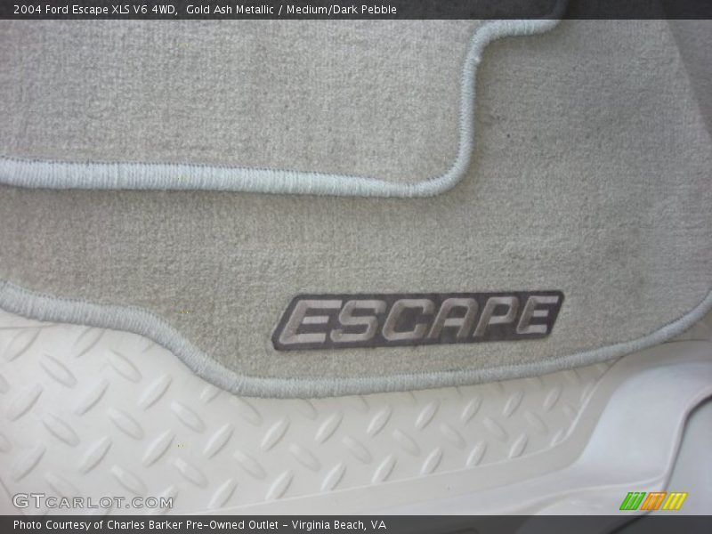 Gold Ash Metallic / Medium/Dark Pebble 2004 Ford Escape XLS V6 4WD