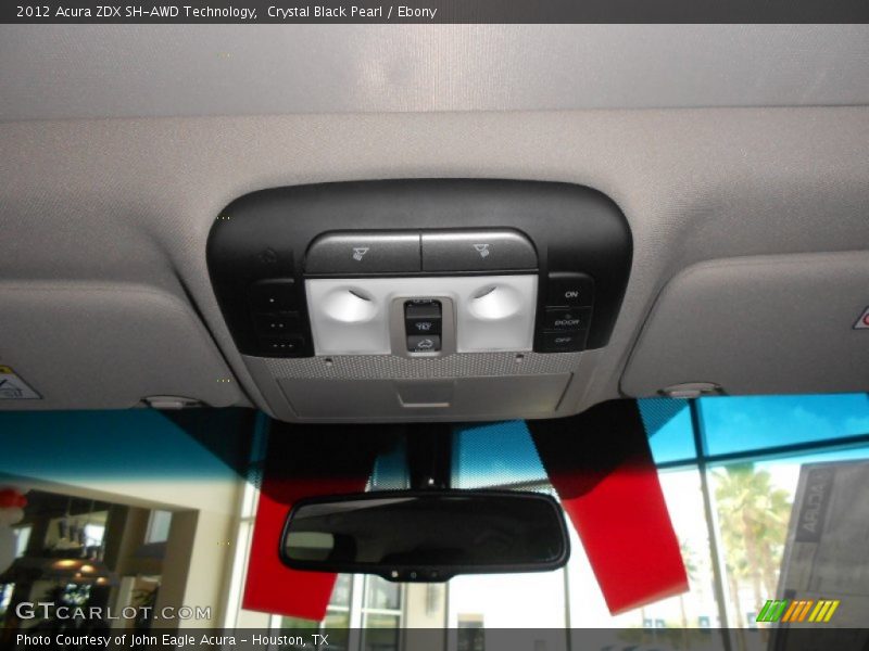 Crystal Black Pearl / Ebony 2012 Acura ZDX SH-AWD Technology