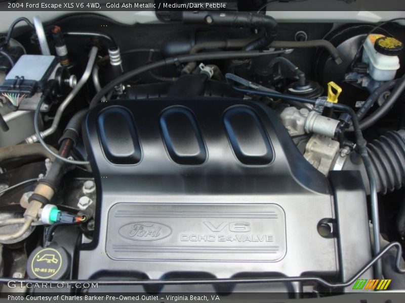 Gold Ash Metallic / Medium/Dark Pebble 2004 Ford Escape XLS V6 4WD