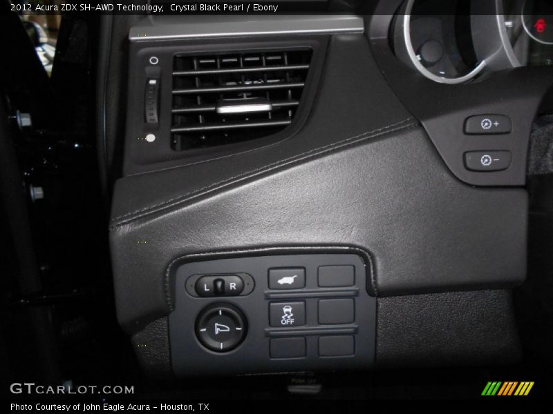 Crystal Black Pearl / Ebony 2012 Acura ZDX SH-AWD Technology