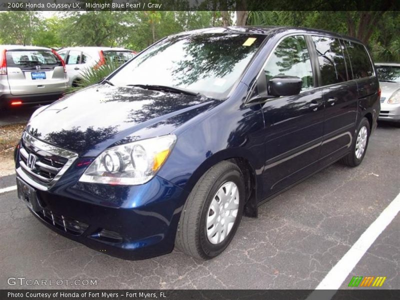 Midnight Blue Pearl / Gray 2006 Honda Odyssey LX