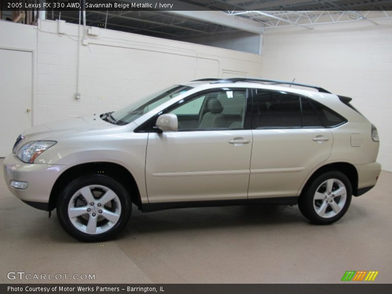 Savannah Beige Metallic / Ivory 2005 Lexus RX 330 AWD