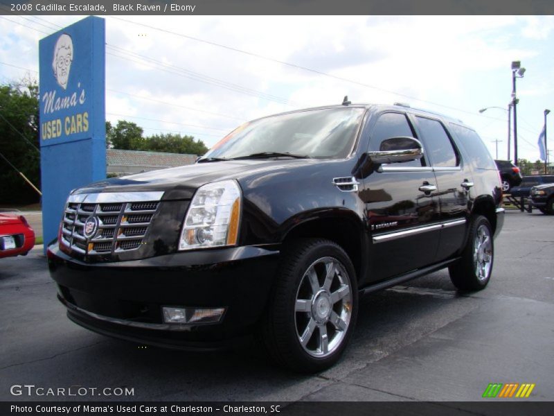 Black Raven / Ebony 2008 Cadillac Escalade