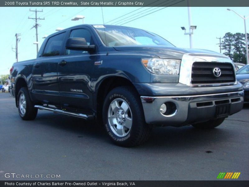 Slate Gray Metallic / Graphite Gray 2008 Toyota Tundra SR5 TRD CrewMax
