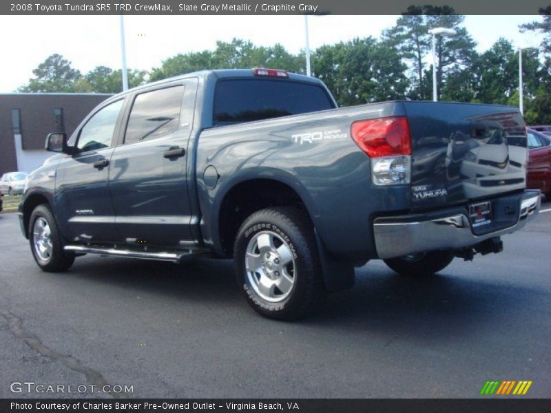 Slate Gray Metallic / Graphite Gray 2008 Toyota Tundra SR5 TRD CrewMax