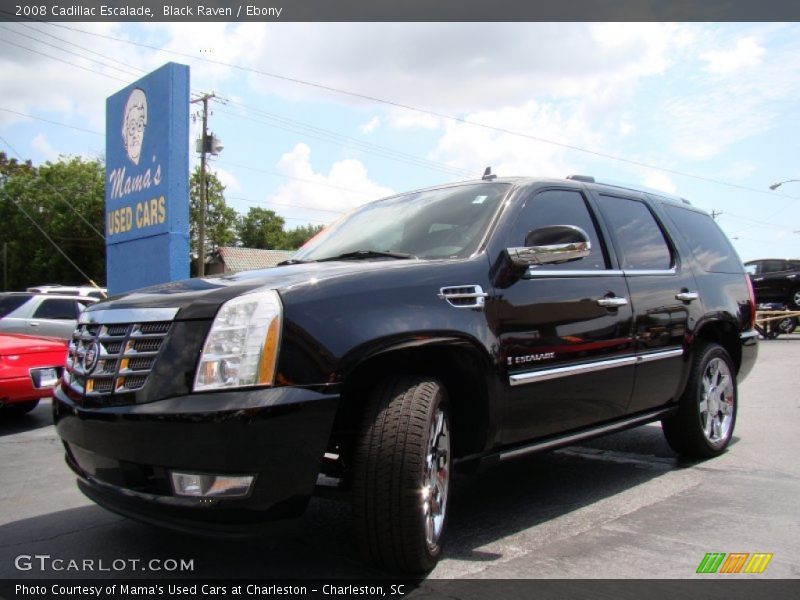 Black Raven / Ebony 2008 Cadillac Escalade
