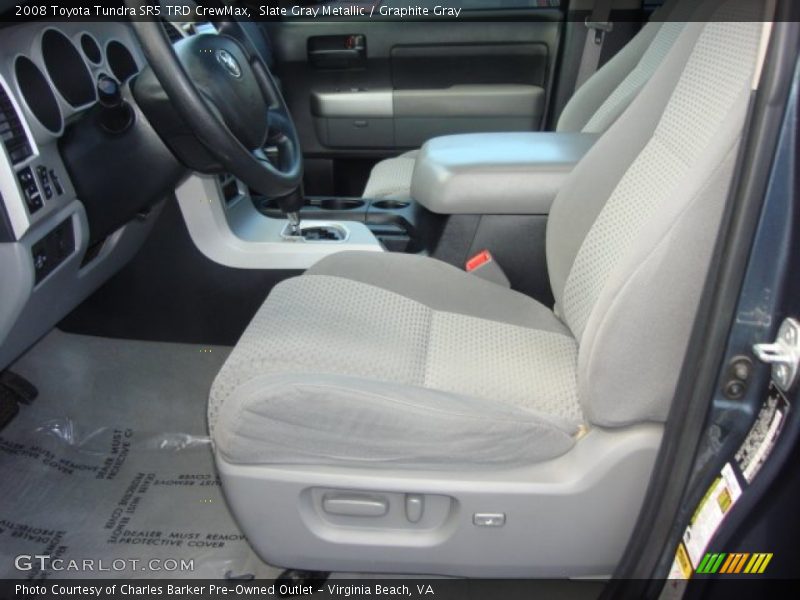 Slate Gray Metallic / Graphite Gray 2008 Toyota Tundra SR5 TRD CrewMax