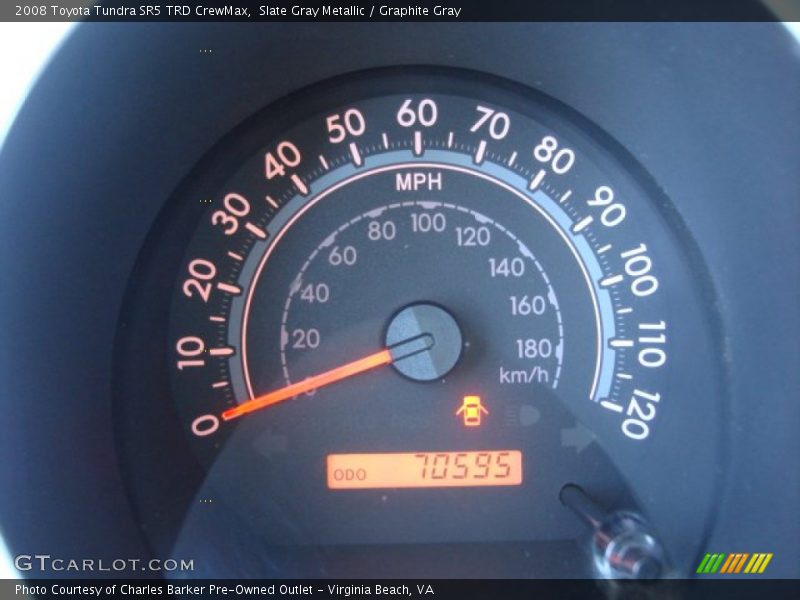 Slate Gray Metallic / Graphite Gray 2008 Toyota Tundra SR5 TRD CrewMax
