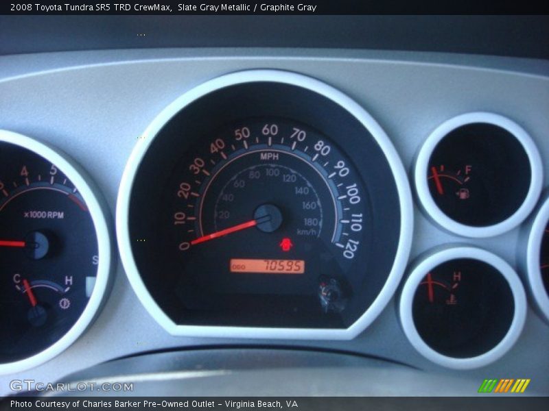 Slate Gray Metallic / Graphite Gray 2008 Toyota Tundra SR5 TRD CrewMax