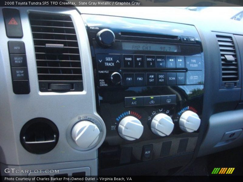 Slate Gray Metallic / Graphite Gray 2008 Toyota Tundra SR5 TRD CrewMax