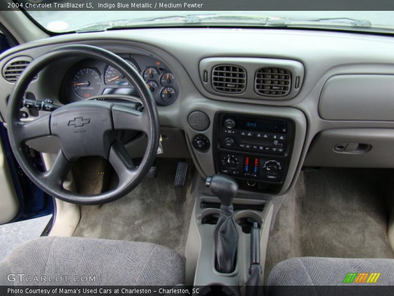 Indigo Blue Metallic / Medium Pewter 2004 Chevrolet TrailBlazer LS