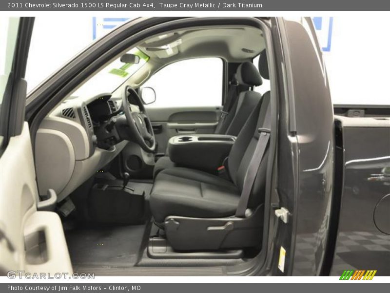 Taupe Gray Metallic / Dark Titanium 2011 Chevrolet Silverado 1500 LS Regular Cab 4x4