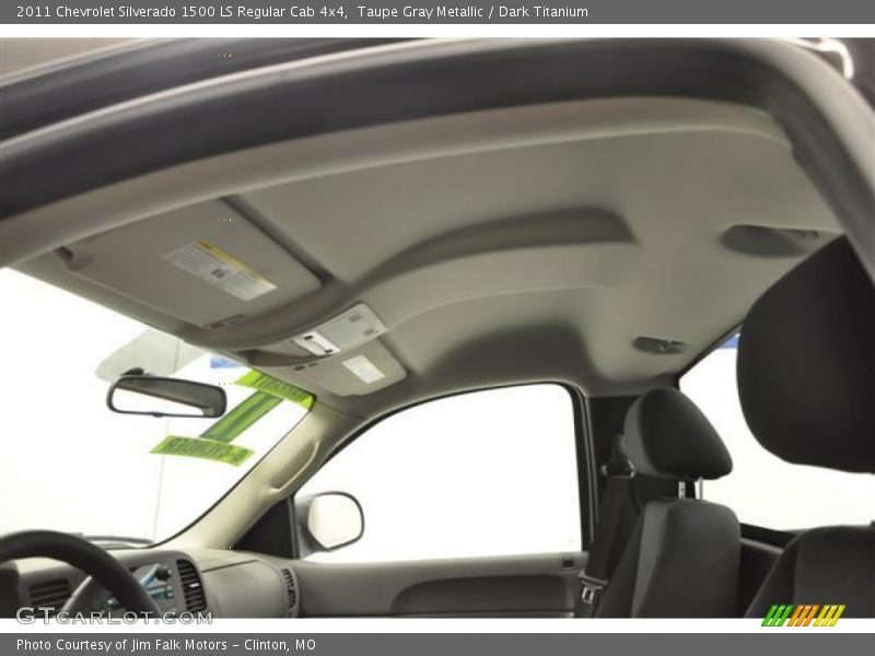 Taupe Gray Metallic / Dark Titanium 2011 Chevrolet Silverado 1500 LS Regular Cab 4x4