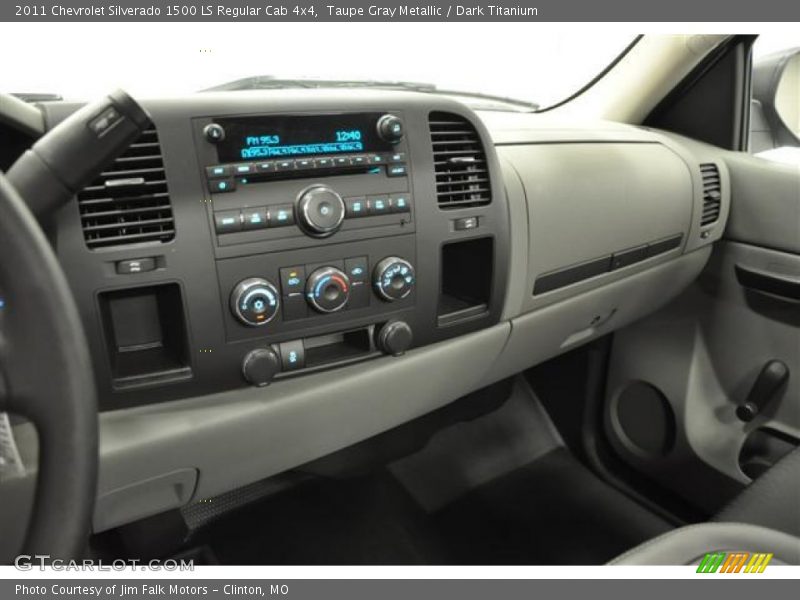 Taupe Gray Metallic / Dark Titanium 2011 Chevrolet Silverado 1500 LS Regular Cab 4x4