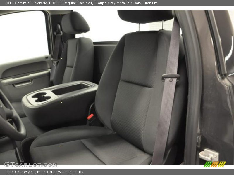 Taupe Gray Metallic / Dark Titanium 2011 Chevrolet Silverado 1500 LS Regular Cab 4x4