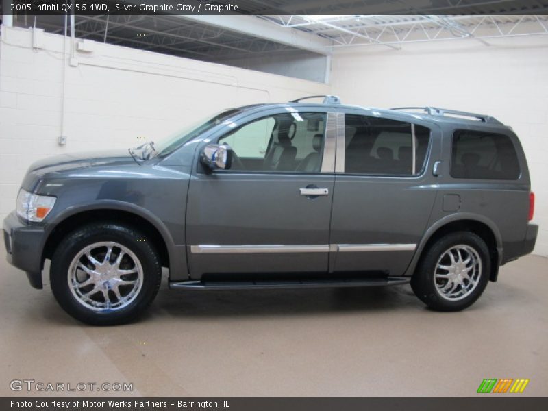  2005 QX 56 4WD Silver Graphite Gray