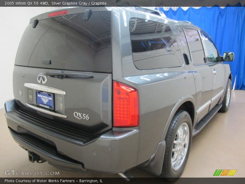 Silver Graphite Gray / Graphite 2005 Infiniti QX 56 4WD