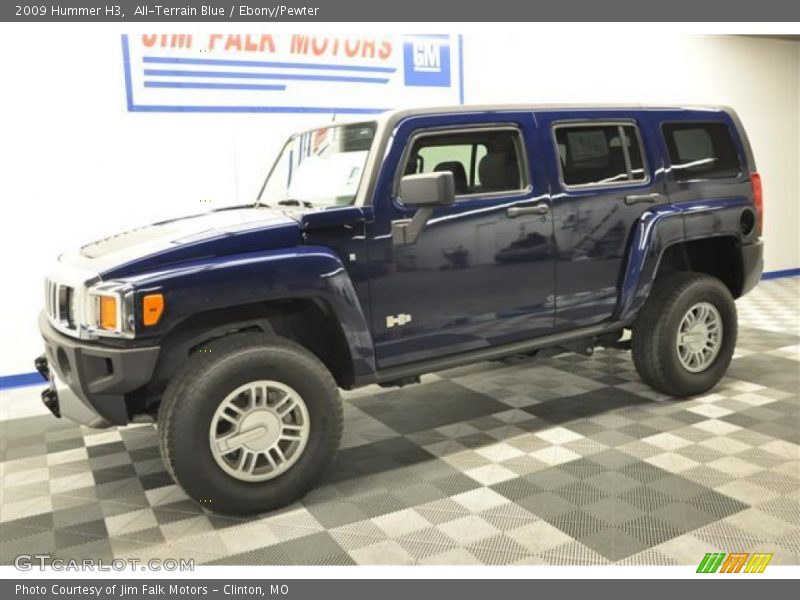All-Terrain Blue / Ebony/Pewter 2009 Hummer H3