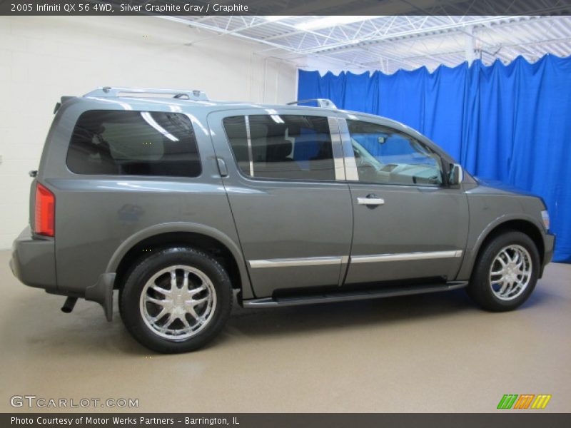 2005 QX 56 4WD Silver Graphite Gray