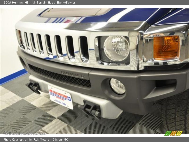 All-Terrain Blue / Ebony/Pewter 2009 Hummer H3