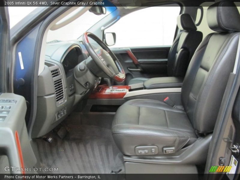 Front Seat of 2005 QX 56 4WD