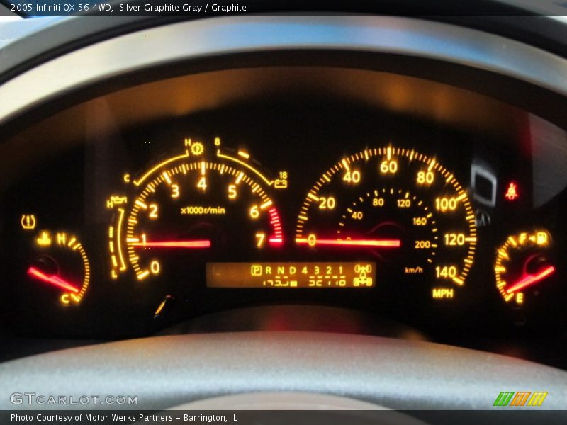  2005 QX 56 4WD 56 4WD Gauges