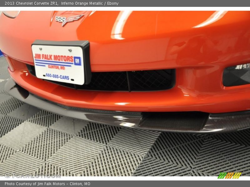 Inferno Orange Metallic / Ebony 2013 Chevrolet Corvette ZR1