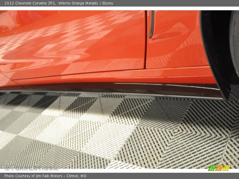 Inferno Orange Metallic / Ebony 2013 Chevrolet Corvette ZR1