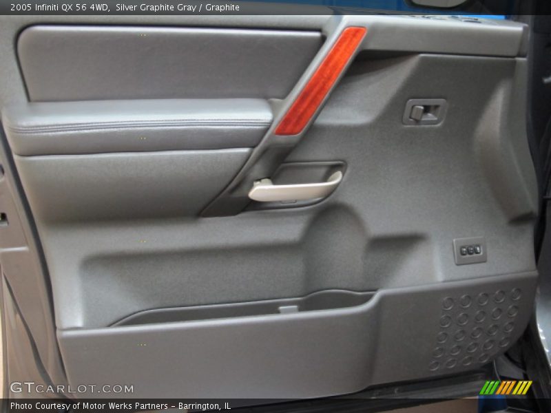 Silver Graphite Gray / Graphite 2005 Infiniti QX 56 4WD