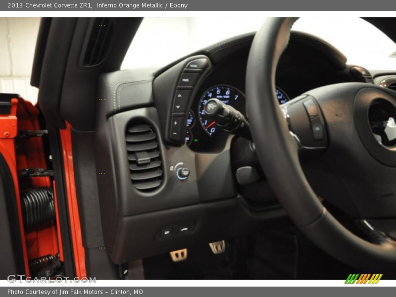 Inferno Orange Metallic / Ebony 2013 Chevrolet Corvette ZR1