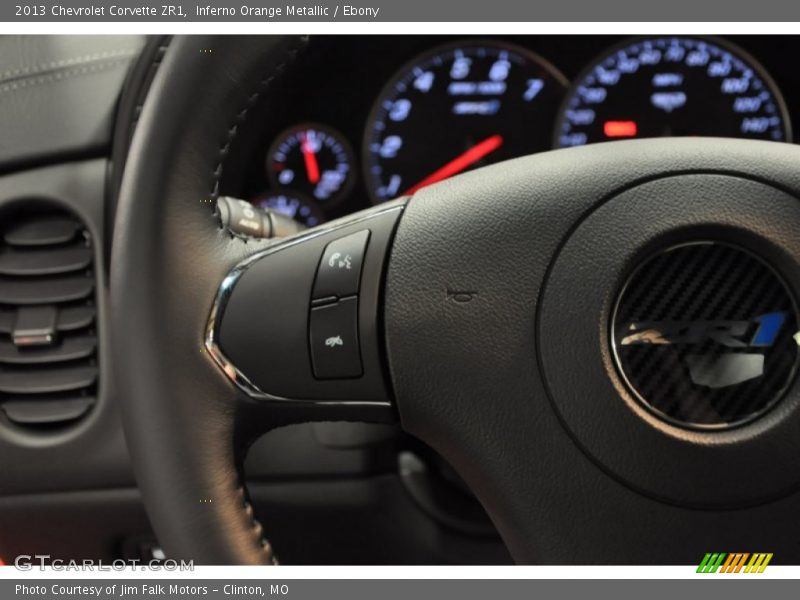 Inferno Orange Metallic / Ebony 2013 Chevrolet Corvette ZR1