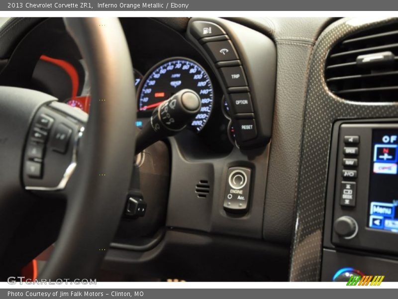 Controls of 2013 Corvette ZR1