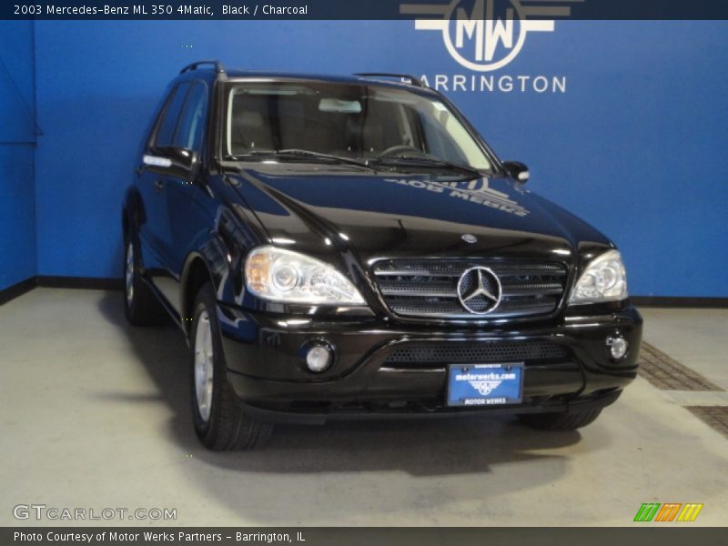 Black / Charcoal 2003 Mercedes-Benz ML 350 4Matic