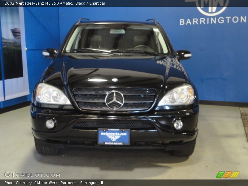 Black / Charcoal 2003 Mercedes-Benz ML 350 4Matic