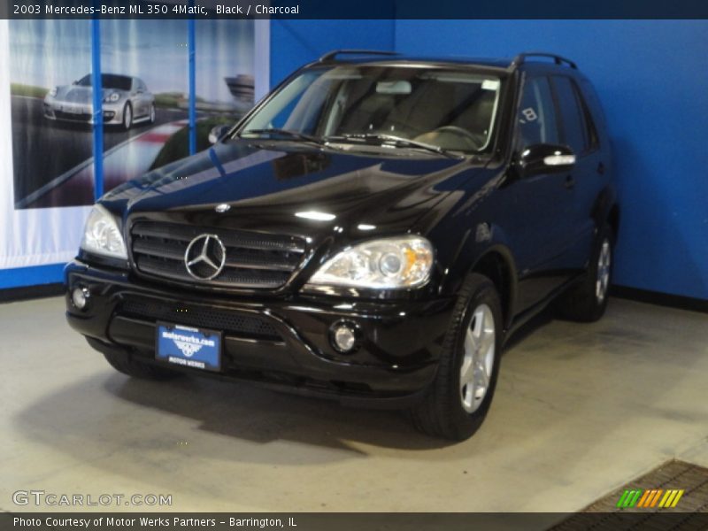 Black / Charcoal 2003 Mercedes-Benz ML 350 4Matic